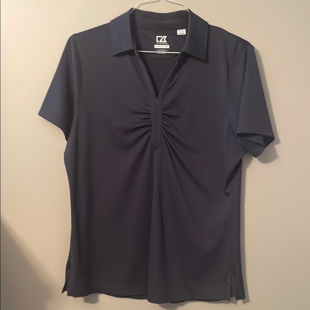 Ladies XL Cutter and Buck golf top.